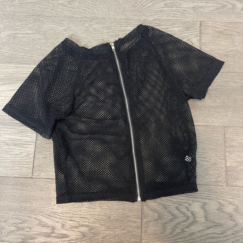 Mesh Net Crop Top - image 5